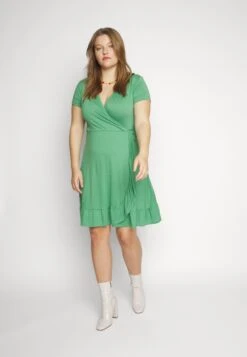 Robe En Jersey - Dark Green -Even-Odd Magasin 02d2111674b9427d9abc7450e4bda027