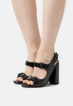 Sandales À Talons Hauts - Black