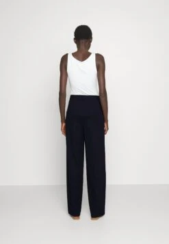 Wide Leg Trousers - Pantalon Classique - Dark Blue -Even-Odd Magasin 158a3b8ce7d84b1bba75b2718b63d731
