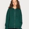 Even&Odd Sweat Zippé - Dark Green -Even-Odd Magasin 1950b18a0a1847fea47414e2f789064a