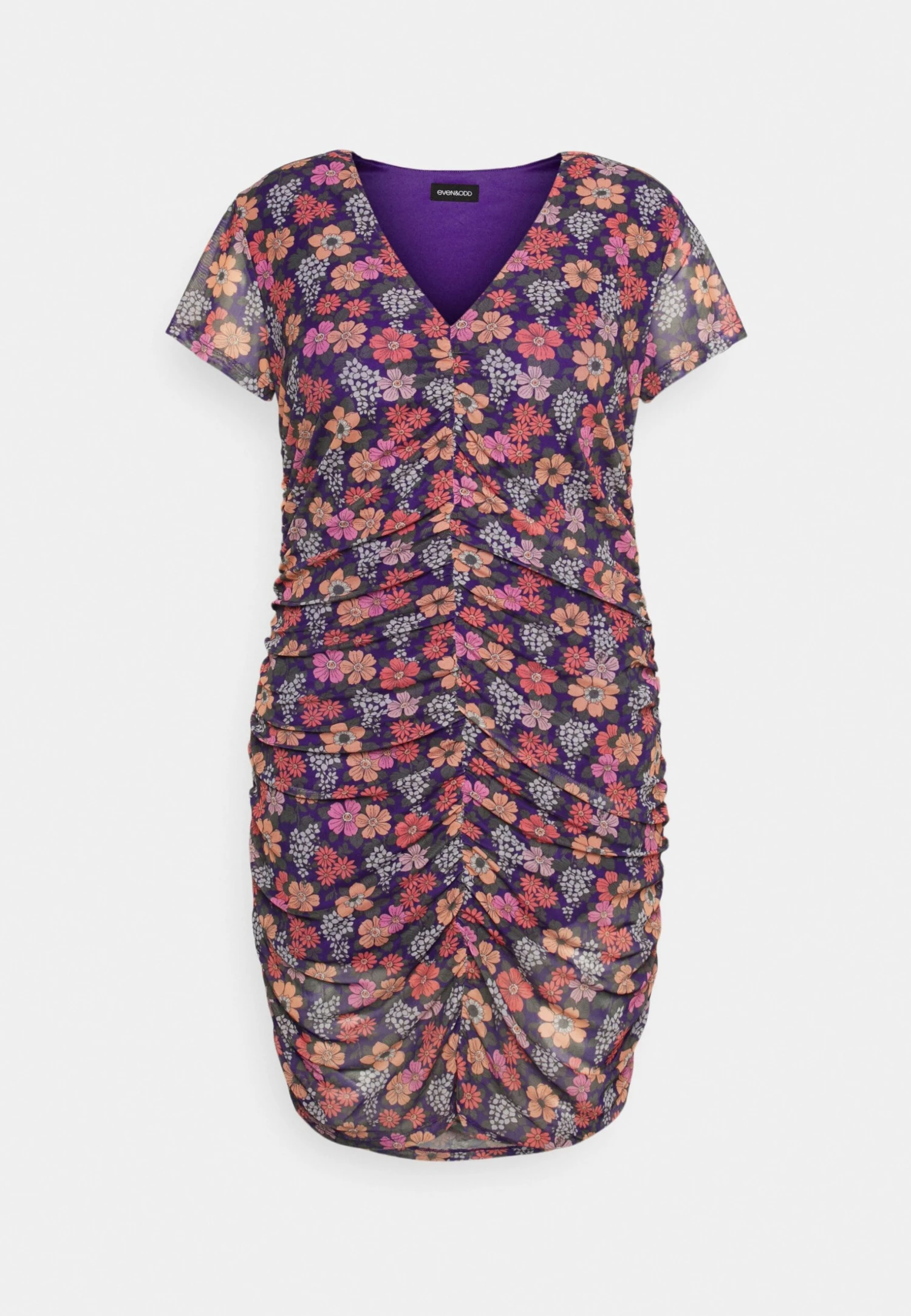 Robe De Jour - Dark Blue/Multi Coloured 3 Robe De Jour - Dark Blue/Multi Coloured