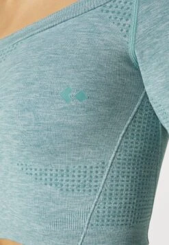 Seamless Cropped Longsleeve - T-Shirt À Manches Longues - Blue-Grey -Even-Odd Magasin 285bed8d996a45d29f3cc0dc10f2f73d