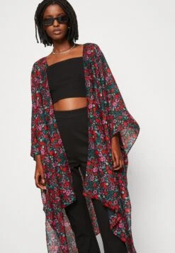 Even&Odd Floral - Veste Légère - Red -Even-Odd Magasin 352430b06d554cd7b2369f1eeefda106