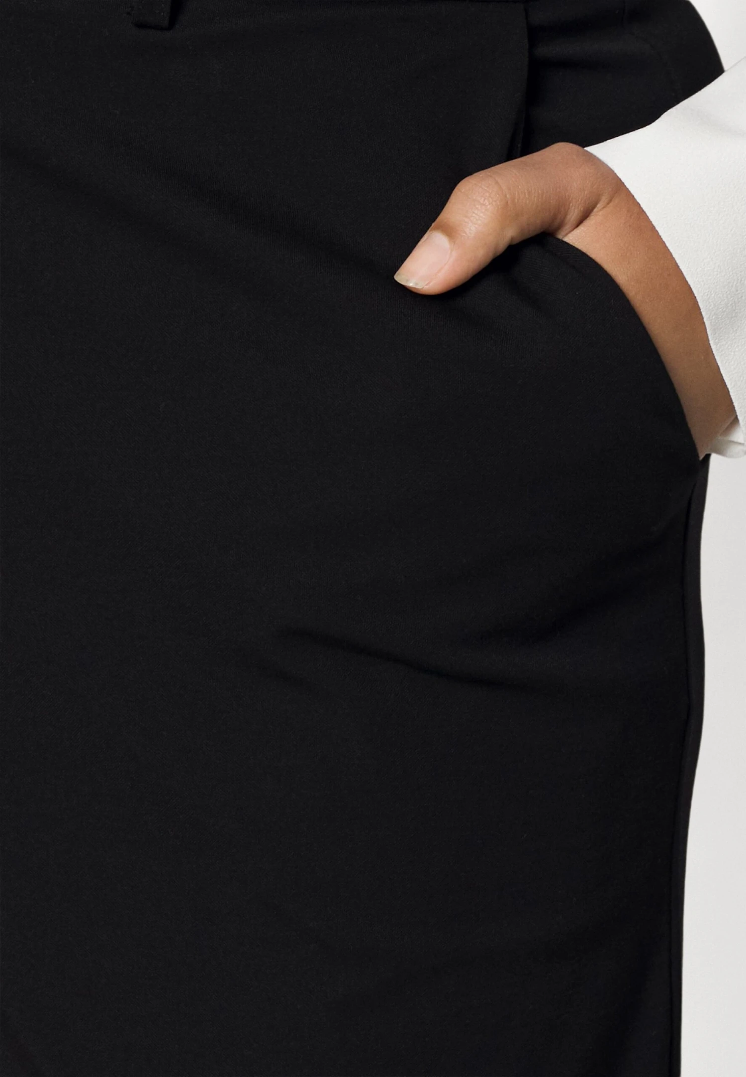 Tailored Wide Leg Culotte - Pantalon Classique - Black 7 Tailored Wide Leg Culotte - Pantalon Classique - Black – Image 5