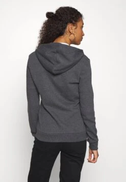 Even&Odd Sweat Zippé - Mottled Dark Grey -Even-Odd Magasin 3a5535ecdb694cdfbe76f66083501b1b
