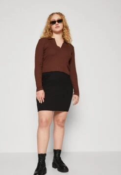 2 Pack - Minijupe - Black/Khaki -Even-Odd Magasin 3d65981293484dc29c1fa41668b75248