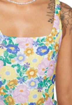 Even&Odd Robe Fourreau - Light Blue/Multi-Coloured -Even-Odd Magasin 45b9cf283458440cb6f1ad8425fef04d