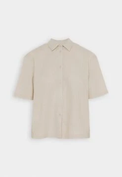 Even&Odd Linen-Mix Button Down Blouse - Chemisier - Beige 11 Even&Odd Linen-Mix Button Down Blouse - Chemisier - Beige -Even-Odd Magasin 486e50f0eac444eca20faeb432b2978e