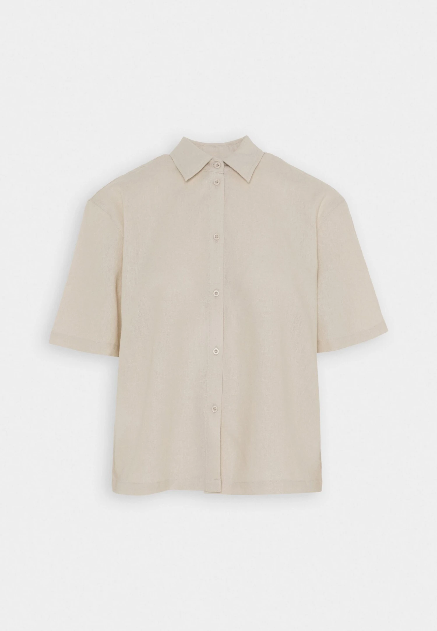 Even&Odd Linen-Mix Button Down Blouse - Chemisier - Beige 6 Even&Odd Linen-Mix Button Down Blouse - Chemisier - Beige â Image 4