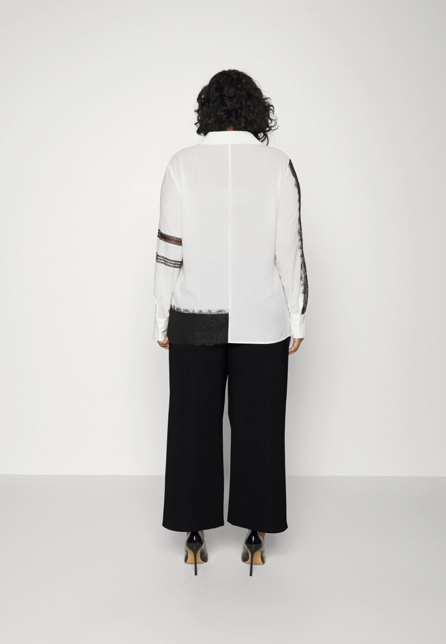 Tailored Wide Leg Culotte - Pantalon Classique - Black 5 Tailored Wide Leg Culotte - Pantalon Classique - Black – Image 3