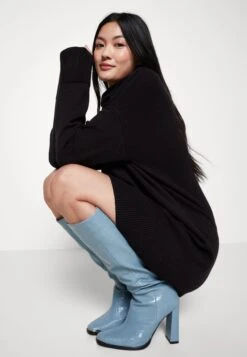 Even&Odd Rollkragen Mini Basic Strickkleid - Robe Pull - Black 11 Even&Odd Rollkragen Mini Basic Strickkleid - Robe Pull - Black -Even-Odd Magasin 57c26012aa44484d89ace71e3c8e0104