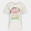 Even&Odd Hattie Mushroom Teddy - T-Shirt Imprimé - Off-White