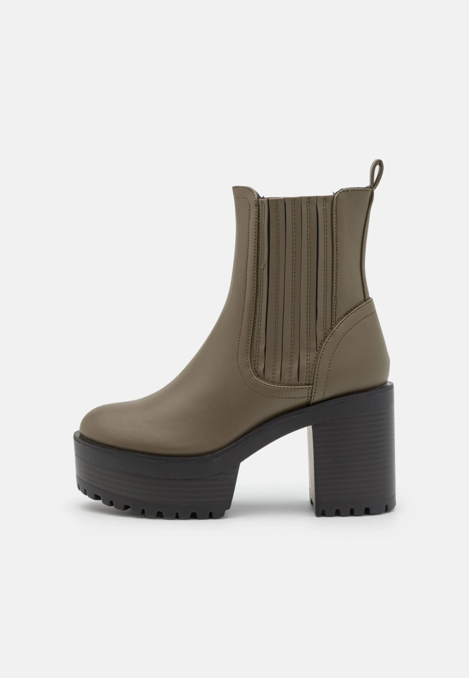 Bottines À Plateau - Haki 4 Bottines À Plateau - Haki – Image 2