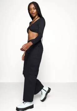 Even&Odd Pantalon Cargo - Black -Even-Odd Magasin 5f4222796d24477088245c95b334e478