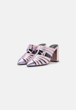 Even&Odd Mules À Talons - Multi-Coloured -Even-Odd Magasin 5f4c5a45b86f4eca81426ba4784b3c01