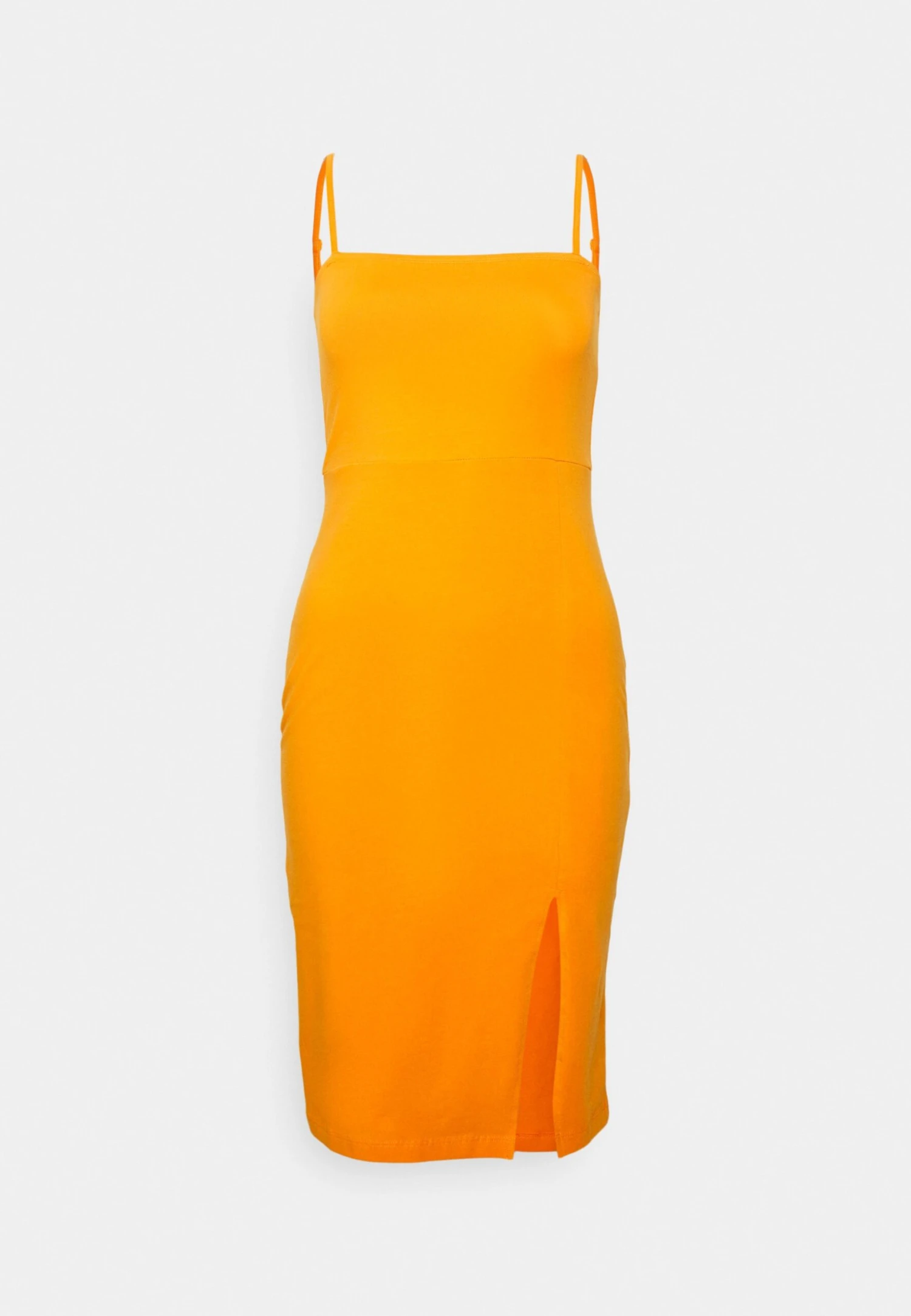 Even&Odd Strappy Mini Bodycon Dress - Robe En Jersey - Orange 7 Even&Odd Strappy Mini Bodycon Dress - Robe En Jersey - Orange – Image 5