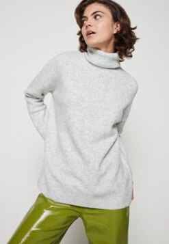 Even&Odd Pullover - Mottled Light Grey -Even-Odd Magasin 61c5ef160c4b4477894d0bf57227e146