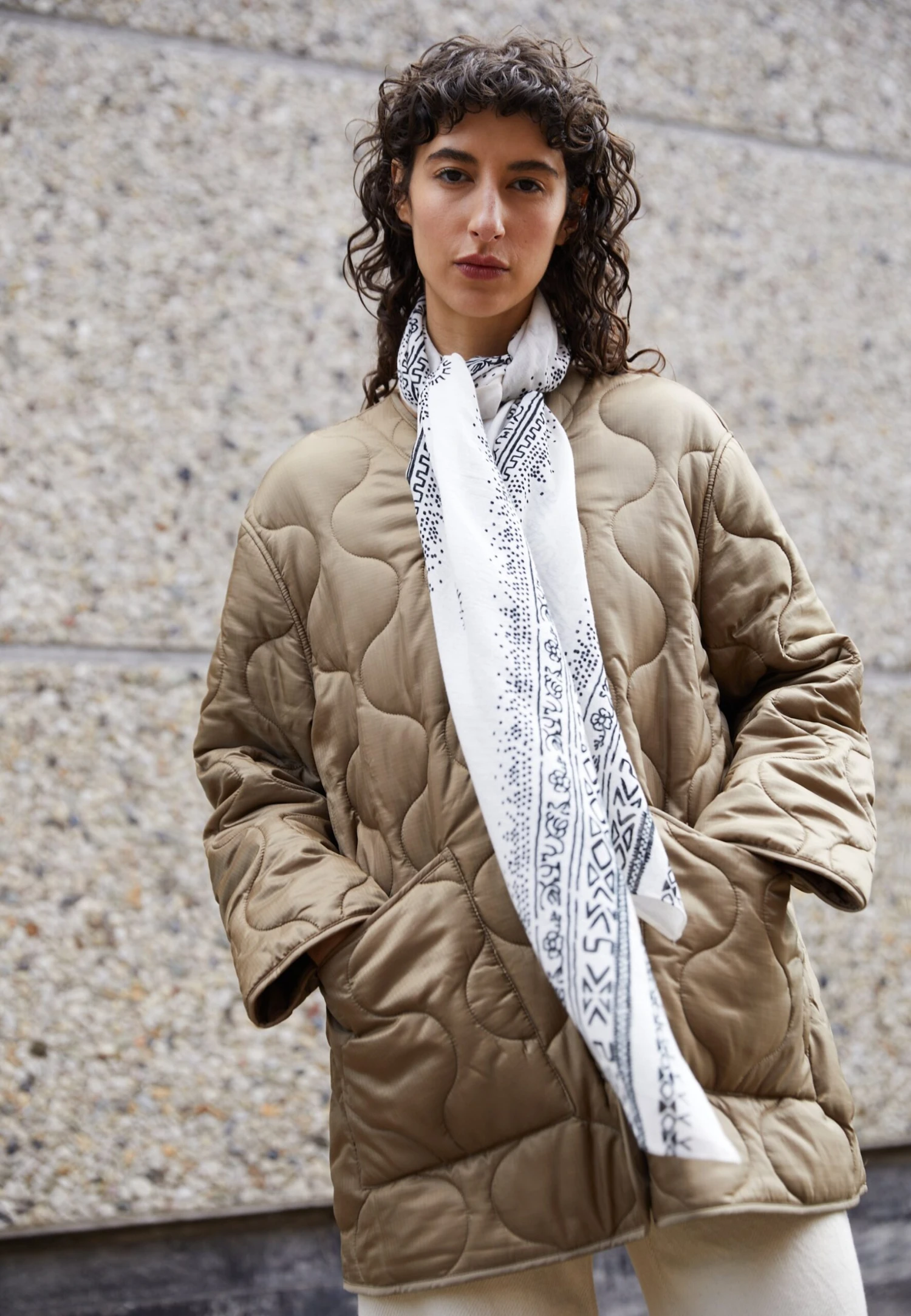 Even&Odd Écharpe - Black/White 3 Even&Odd Écharpe - Black/White