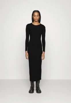 Column Maxi Dress - Robe Longue - Black