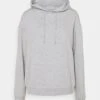 Even&Odd Sweat À Capuche - Mottled Light Grey