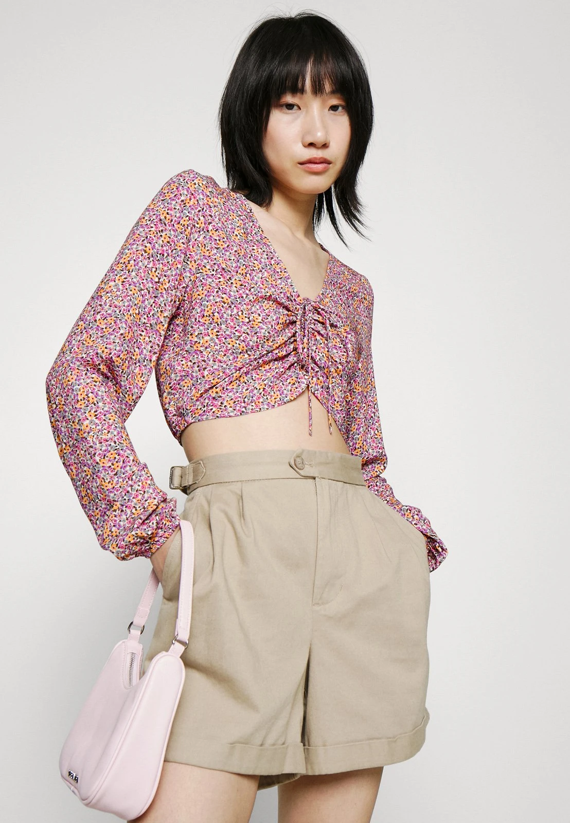 Even&Odd Blouse - Lilac/Orange 6 Even&Odd Blouse - Lilac/Orange – Image 4