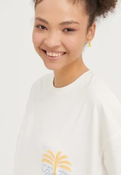 Even&Odd T-Shirt Imprimé - Off-White -Even-Odd Magasin 7789e8ae039046e1b8d2adbb5fddbdff