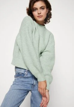Even&Odd Moss Stitch Jumper - Pullover - Light Green -Even-Odd Magasin 7adb92da10114621b25cf389a68fa0bd