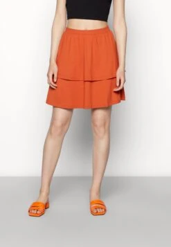 Even&Odd Jupe Trapèze - Black/Brown -Even-Odd Magasin 7d2a0df0c14c4a48b9902de6d455ed5a