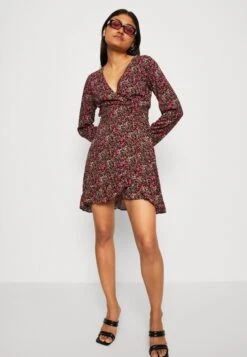 Even&Odd Robe De Jour - Black/Pink -Even-Odd Magasin 822430b252c84e0a8c81cb95b98d5072