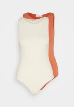 Even&Odd 2 Pack - Débardeur - Beige/Orange -Even-Odd Magasin 8755928212b24a08bb78aea27a714e4e