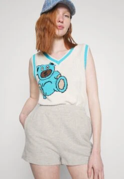 Even&Odd Pantalon De Survêtement - Mottled Light Grey -Even-Odd Magasin 8c3aac72148c490694fefccfdf48df7d