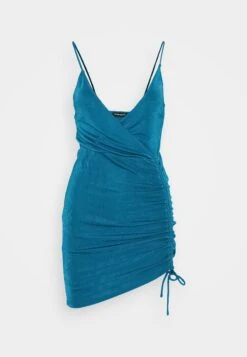 Even&Odd Robe En Jersey - Blue -Even-Odd Magasin 909680433802468aac2f0b8ff7218f97