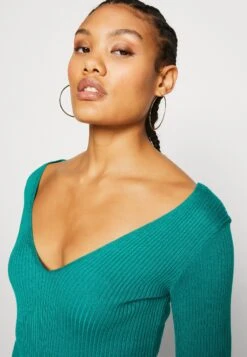 Even&Odd V Ausschnitt Midi Bodycon Strickkleid - Robe Fourreau - Green 13 Even&Odd V Ausschnitt Midi Bodycon Strickkleid - Robe Fourreau - Green -Even-Odd Magasin 941dafb8fed34e4387122e35a14be7d1