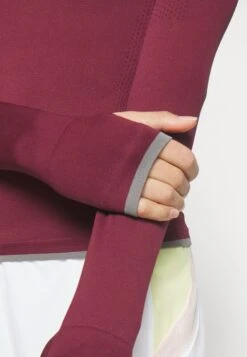 T-Shirt À Manches Longues - Bordeaux -Even-Odd Magasin 947382a554424f759c7b1d0d53bfc481