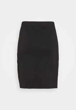 Even&Odd Asymetric Overlap Wrap Mini High Waisted Skirt - Jupe Crayon - Black -Even-Odd Magasin 968e1ae7bc2047049e25130f50a86ca9