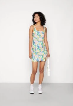 Even&Odd Robe Fourreau - Light Blue/Multi-Coloured -Even-Odd Magasin 9e6aa49764f944f6834dc9556e2423cd