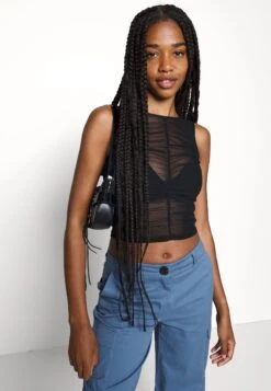 Even&Odd Racer Tule Top - Débardeur - Black -Even-Odd Magasin 9f69128cabe34c67a7c79ecdf8a6a722