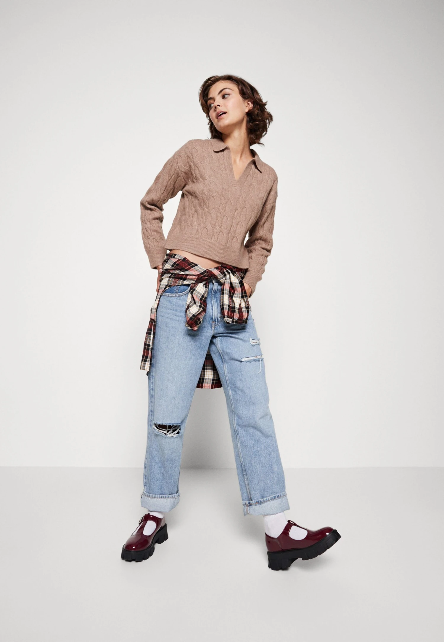 Even&Odd Pullover - Taupe 4 Even&Odd Pullover - Taupe – Image 2