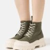 Even&Odd Boots À Talons - Khaki -Even-Odd Magasin ae6e8afaf6354117a2a63188062e336f