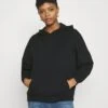 Even&Odd Hoodie Long Without Drawcord And Pocket - Sweat À Capuche - Black -Even-Odd Magasin b1b08fbda5204d29b7decabcfd306433