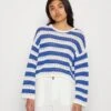 Even&Odd Pullover - White/Blue -Even-Odd Magasin b2659242aa96442c9fc7d28ee300dd91