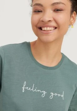 Even&Odd 2 Pack - T-Shirt Imprimé - Teal/Black -Even-Odd Magasin b325f03f15d5406a9ca114c191b00e60