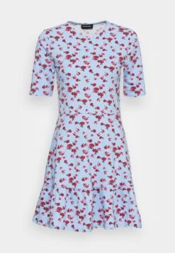 Even&Odd Robe En Jersey - Light Blue/Multi Coloured -Even-Odd Magasin b3592893c6094e1798e5a4574552b7b0