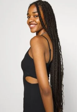 Even&Odd Flare Mini Dress - Robe De Jour - Black -Even-Odd Magasin b5b7d55416354a74bc9c26da225c9ee1