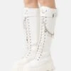 Bottes À Lacets - White