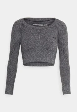 Seamless Cropped Longsleeve - T-Shirt À Manches Longues - Black -Even-Odd Magasin c26c793dde0643688894badc0a11629d