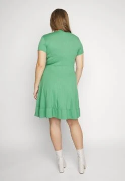 Robe En Jersey - Dark Green -Even-Odd Magasin c4a00905697e4f98963ad8f3863a423c