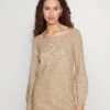 Even&Odd Schulterfrei Mini Strickkleid - Robe Pull - Camel -Even-Odd Magasin c57503fc6afd4b77a3b1adb36705d61f