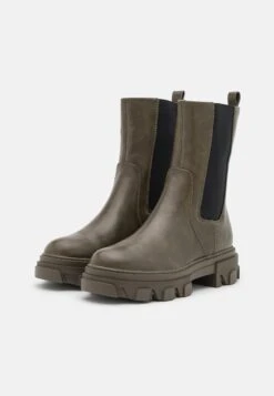 Bottes À Plateau - Khaki -Even-Odd Magasin c9920e35fedd44b49bf1cb97f67c98d3