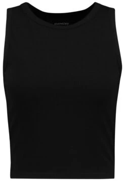 Even&Odd Cropped Tank - Débardeur - Black -Even-Odd Magasin ce493140e6d649bebcdf7b850cc22893